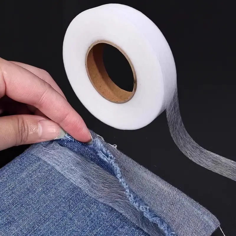 2559inch Double-sided Adhesive Lining I Hot Melt Non-woven Iron-on Adhesive Fabric - For Clothes, Pants Legs &Short Fabric Alterations DIY Super Strong Adhesion