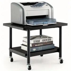 New Lifezeal 2 tier Rolling Desk Printer Cart Machine Stand 3D printing equipment