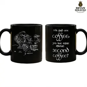 Lord of the Rings 11oz 15oz Mug, Middle Earth Map Cup, Movies Mug, Gifts For Men And Women