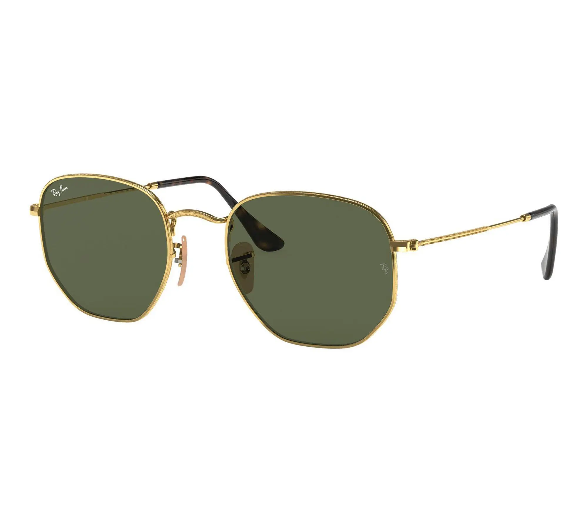 Ray-Ban Hexagonal Flat Lenses Sunglasses-PolishedArista-51mm Ray-Ban Hexagonal Flat Lenses Sunglasses-PolishedArista-51mm