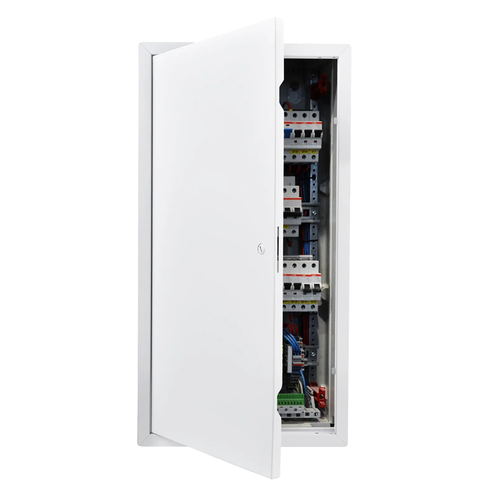 【SummerFinds】VEVOR Galvanized Steel Drywall Mount Access Panel, 30.3x15.2x0.6 in (37x75cm) Hinged Detachable Door Panel, Hinge & Screwdriver Latches, 14.4x29.4in Cutout Fit, 1:1 Paper Installation Template, for Ceiling Plumbing, White, Fathers Day