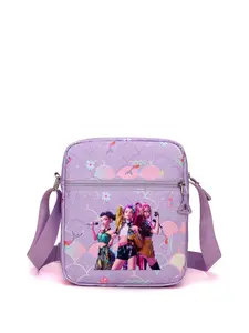1pc  Kpop witch hunting group printed shoulder bag, women's crossbody bag, shoulder bag zipper closure, fashionable and versatile, casual and simple, suitable for students, campus, school, travel, shopping, women's crossbody bag, Fashionable Unique Bags