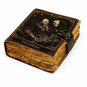 The Lovers Blank Genuine Leather Journal - 5" x 7"