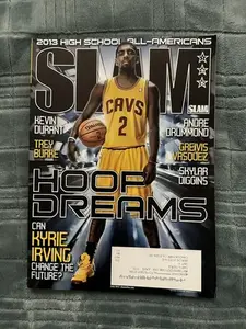 2013 JULY Slam Magazine Poster Print Kyrie Irving Cavs Cover Hoop Dreams - POSTER NO FRAME