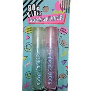 Body Glitter Roll-On Body Glitter - 90's Vibes - Body Care Cosmetics - Comfortable Application - Skin Repair - Available in Multiple Colors