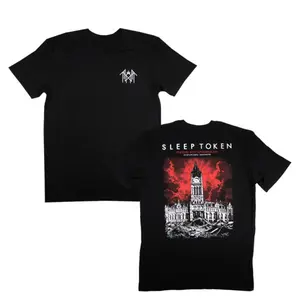 🚀 Sleep Token Two-Sided Tee 100% cotton – Vintage Tour Graphic Top, Trendy Metal & Music Inspired Streetwear, Unisex Casual Fit, Perfect Fan Gift