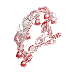 S999 Silver Foot Bracelet Chinese Style Women's Fashion Bell Open Simple Jewelry Shining Birthday Gift for Mother and Girlfriend