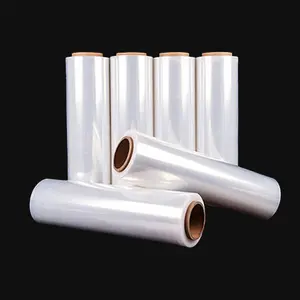 4pcs Stretch Wrap Film, Moving Packing Film, Industrial Stretch Film, Dustproof, Waterproof, Moisture-Proof, Cargo Binding, Multiple Uses