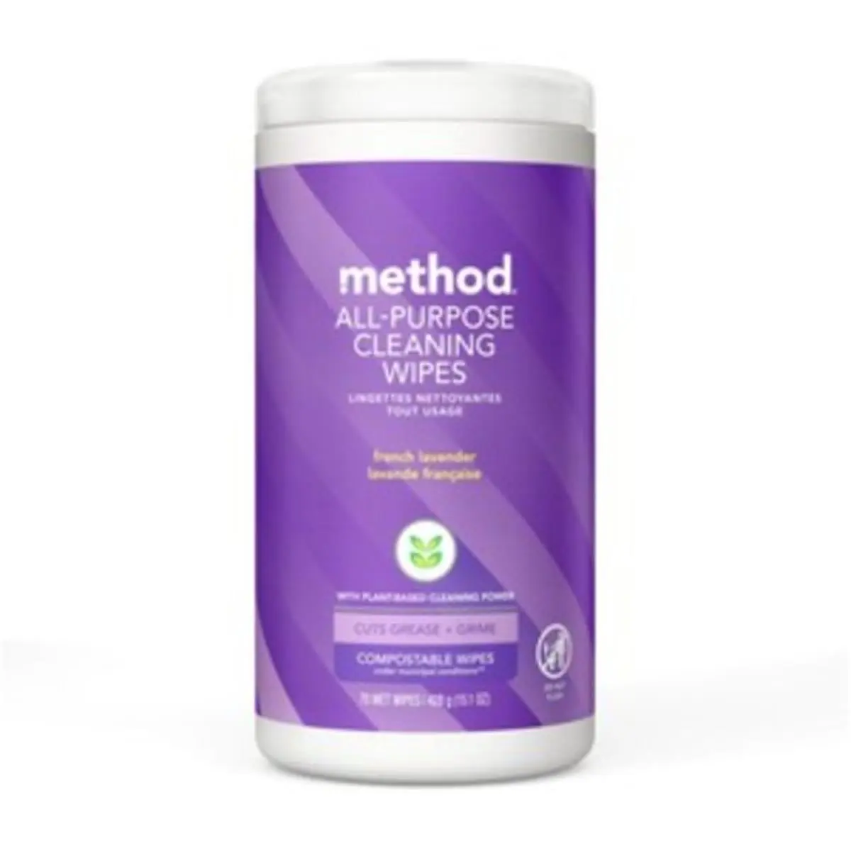 212 MAIN Plant-Based Multi Surface All-Purpose Cleaning Wipes, Purple-Lavender Fragrance, Corn-Coconut Formula, 70-Count Pack, Multi Surface Cleaner