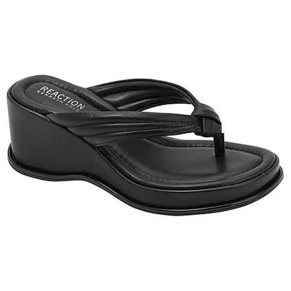 Kenneth Cole Reaction Rixton Toe-Thong Wedge Sandal