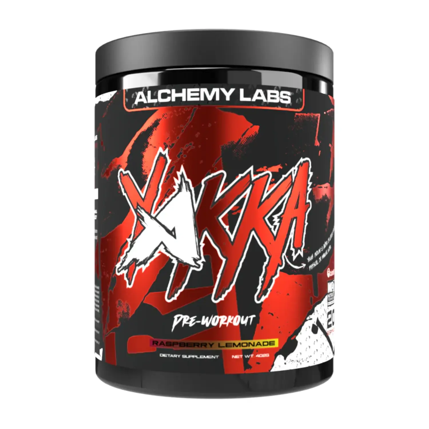Alchemy Labs Yakka Pre-Workout Energy Supplement Powder - 20 Servings - Caffeine, L-Citrulline, and NO3-T