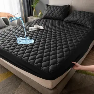 Waterproof Mattress Cover Set, 1 Count Soft Comfortable Breathable Mattress Protector & 1/2 Counts Pillowcase, Bedding Supplies for Home Bedroom