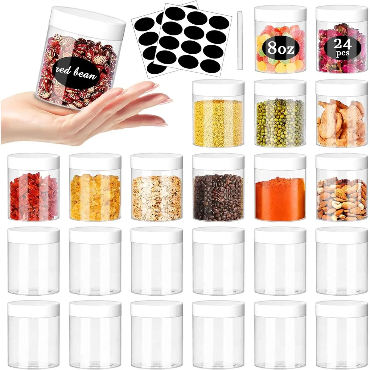 8OZ 24Pack（White）