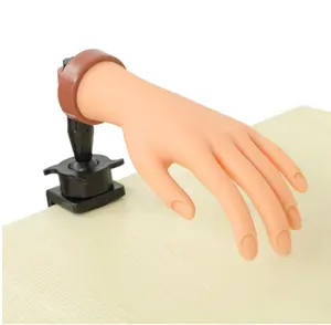 FU SHEN Practice Hand for Acrylic Nails,Mannequin Hands for Nails Practice,Nail Art Hand Nail Training Hand Nail Fake Hand Nail Hand Practice Acrylic Nail Hand 1Pcs Nude Hand