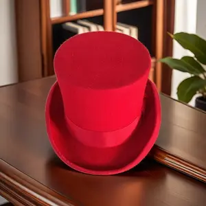 100% Pure Wool High Hats for Men And Women, Including Hats And Magician Hats, Available in Three Sizes