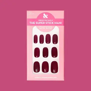 Vineyard | Short | Round - Tab Press-On nails