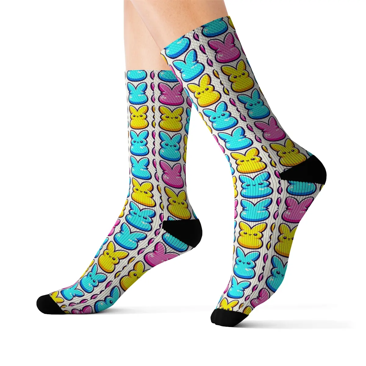 Spring Socks - Easter Apparel - PEEP Socks Comfort Fashion Womenswear Bottoms Colorful Comfortable Cute Day