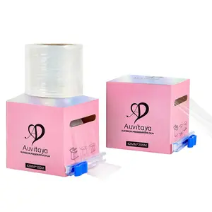 2 Pack Eyebrow Lamination supplies with Ergonomic Slicer, Premium Transparent Preservative Film, Permanent Make Up Cling Wrap Tape for Lip Brow Lamination Lash Lift