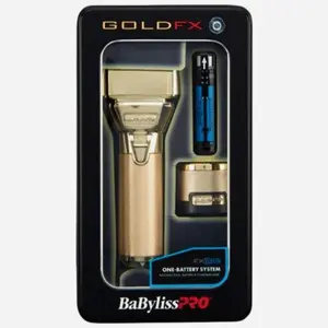 Gold BaBylissPRO FXONE GOLDFX Double Foil Shaver FX79FSG