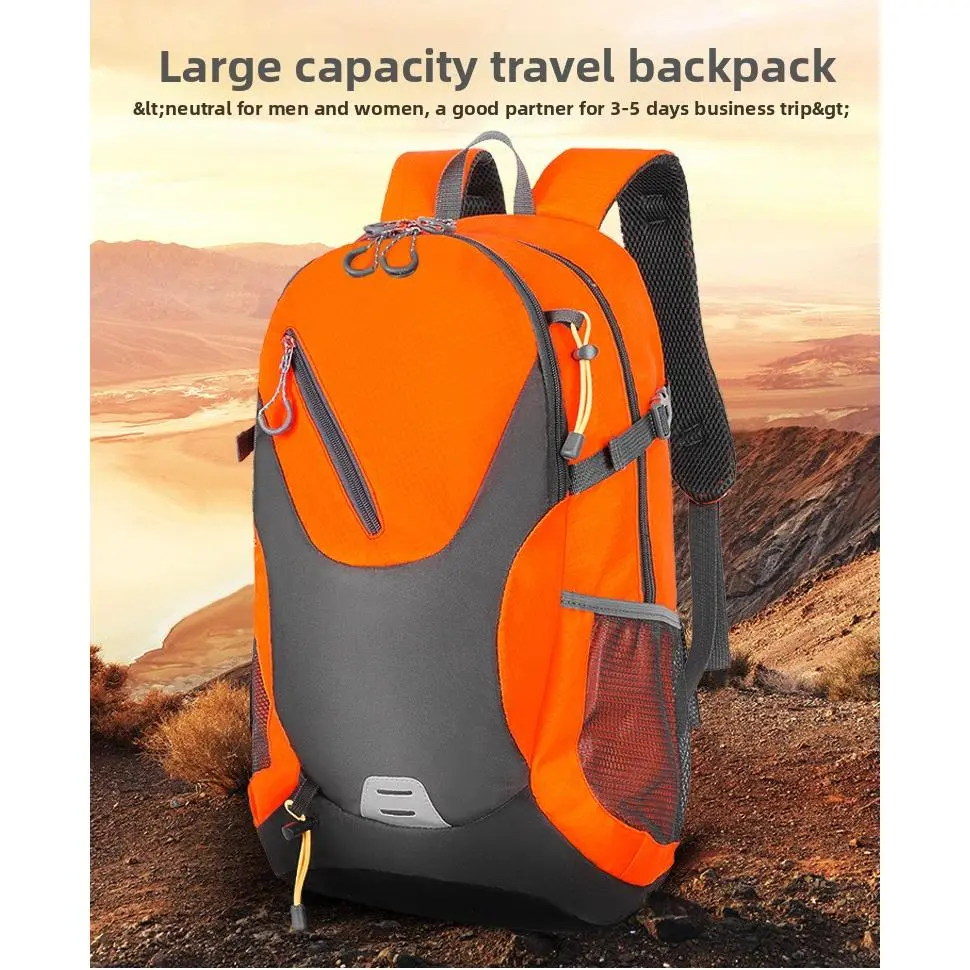 40L Hiking Backpack, Lightweight and Spacious Sports Pack, Comfortable and Breathable for Outdoor Travel & Cycling, High-Capacity, Practical