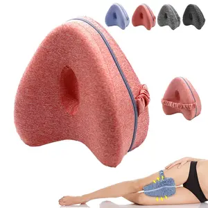 Smoothspine Alignment Pillow - Relieve Pain & Sciatica, Leg Alignment Pillow, Smooth Spine Improved Leg Pillow for Sleeping Side Sleeper (Red)