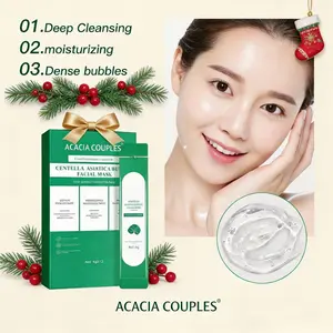 Centella Foam Facial Mask Removes Blackheads Controls Oil Deeply Cleanses Facial Dirt Moisturizing Dense Bubbles  Centella Asiatica Bubble Facial Mask for Clear Skin Bubble Face Mask