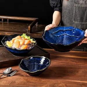 Sushi Plate, 2 Counts/set Ceramic Sushi Serving Plate, Japanese Style Serving Plate, Kitchen Tableware for Home Use