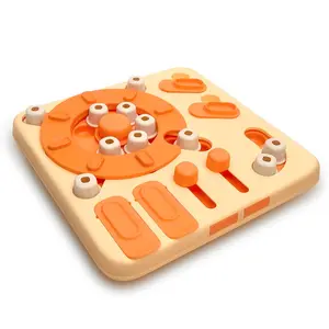 Pet Puzzle Toys for Dogs, Interactive Treat Dispending Toy for Mental Stimulation, Slow Feeder & Boredom Relief for Small Medium Large Dogs, Chew-Resistant, Non-Slip Suction Base, Dishwasher Safe