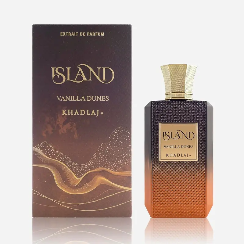 Khadlaj Island Vanilla Dunes Extrait De Parfum 100 ML For Men - Oriental Vanilla Fragrance