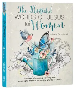 Illustrated Words Jesus for Women Devotional Book -- Carolyn Larsen - Paperback