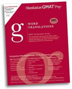 USED-Word Translations GMAT Preparation Guide (Manhattan GMAT Preparation Guide: Sentence Correction) by Manhattan GMAT Prep (Paperback)