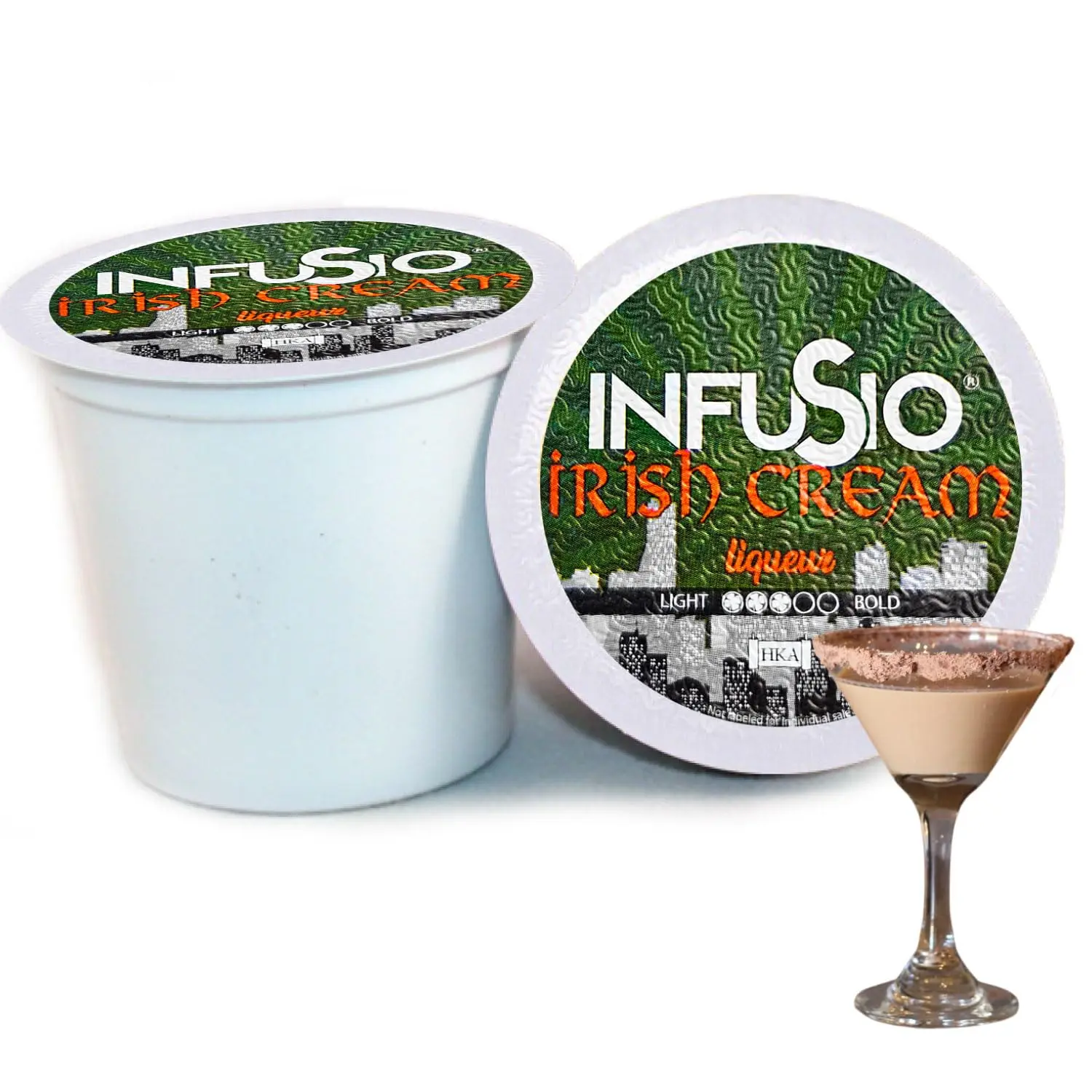 InfuSio Irish Cream Flavored Coffee Pods – 96 Count
