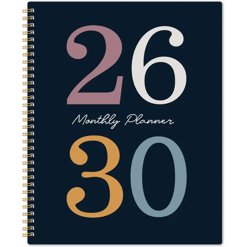 2026-2030 Monthly Planner - 5-Year Monthly Planner from 2026 to 2030, January 2026 to December 2030, 5.5 x 8.5 inches, 60-Month Large 5-Year Planner, Spiral Bound Notebook Planner