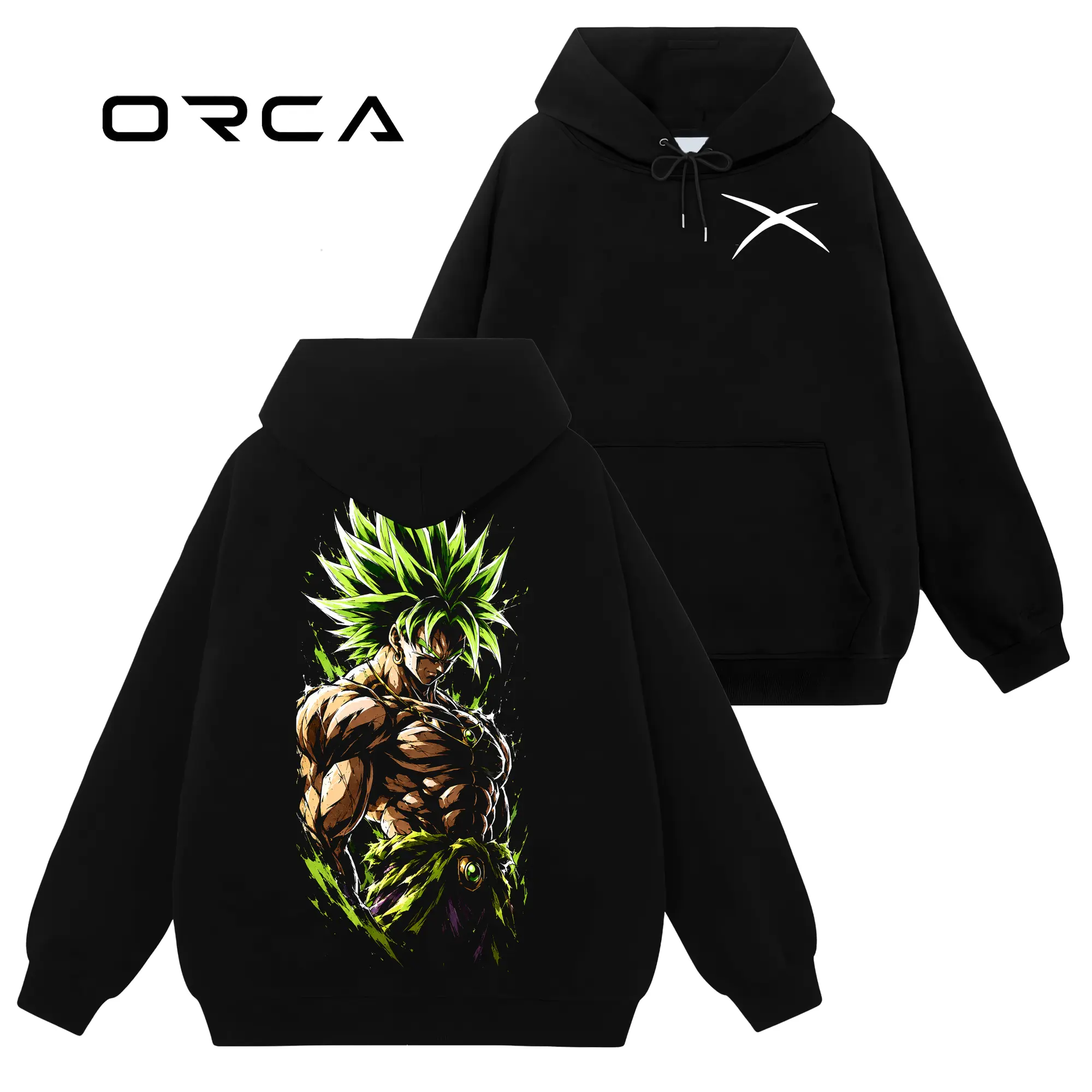 [Orca Fashion] Super Broly - Dragon Ball #497 Hoodie T-Shirt Sweatshirt, Retro Vintage Unisex Graphic 90s Cotton, Gift For Wibu, Anime Manga Y2K Streetwear