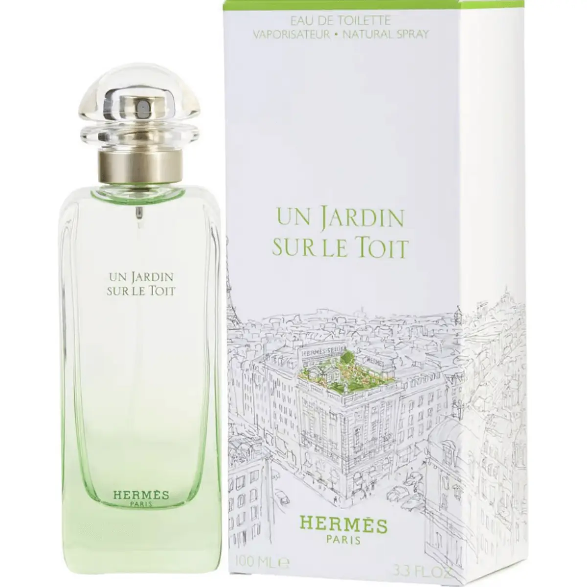Un Jardin Sur Le Toit by Hermes for women EDT 3.3 / 3.4 oz New in Box, Female, 3.4Oz