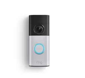 Ring Wired Doorbell Plus 2nd Gen ,Smart Video Doorbell Camera 2K HD Video, Two Way Talk ,Motion Alerts, Color Night Vision ,WiFi Connected Hardwired ,Home Security Doorbell Works with Alexa