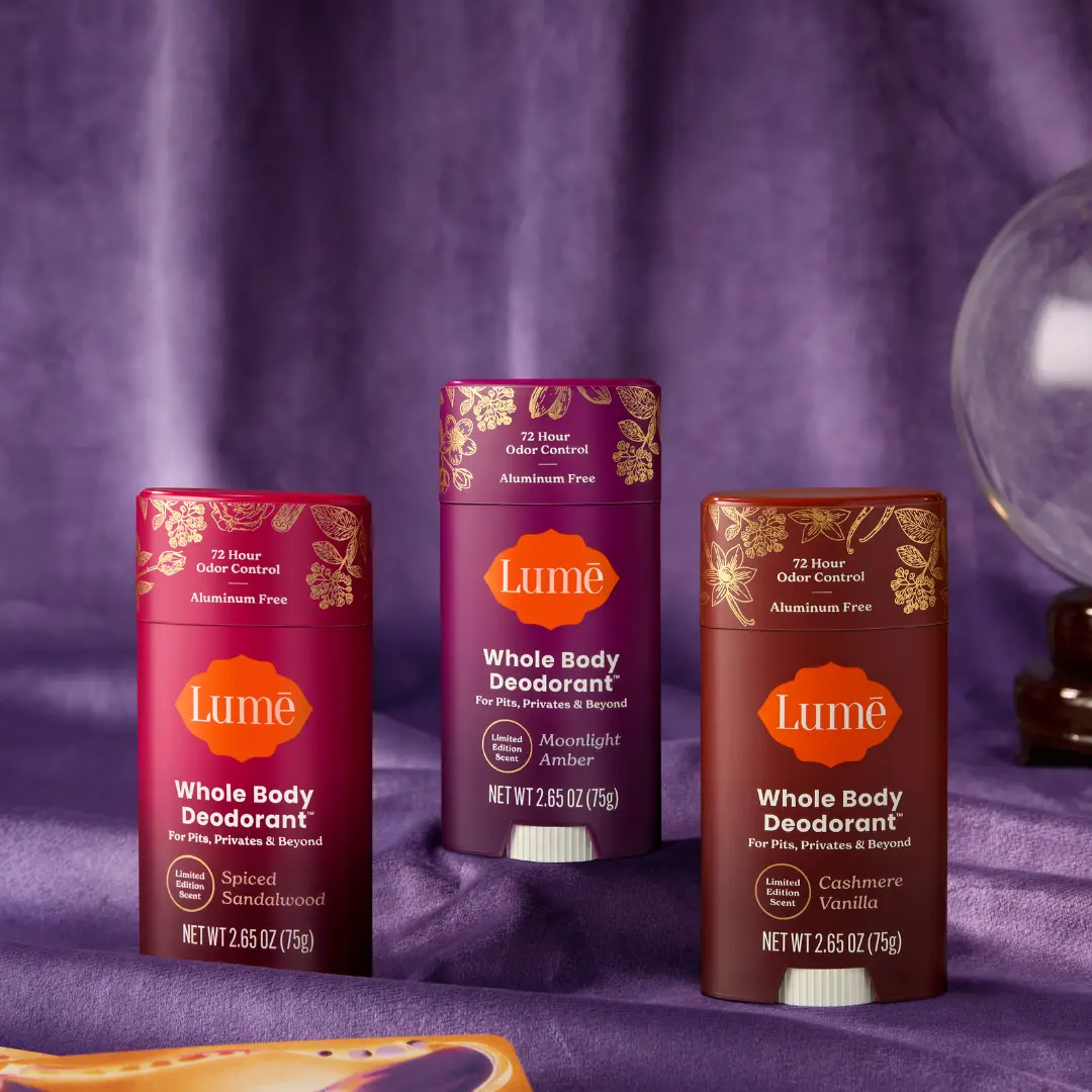 The Seasonal Edit - Whole Body Deodorant Stick - Fall Scents - Discover Your Cosmic Match - Lume The Seasonal Edit - Whole Body Deodorant Stick - Fall Scents - Discover Your Cosmic Match - Lume