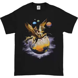 BORIS VALLEJO PEGASUS NEW BLACK T-SHIRT Unisex Cotton T-Shirt