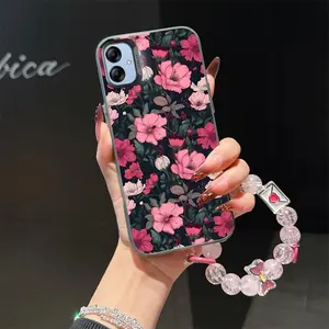 For Galaxy A04e flower suit bracelet phone Case For Samsung Galaxy A04e with silicone Shock proof design perfect for popular