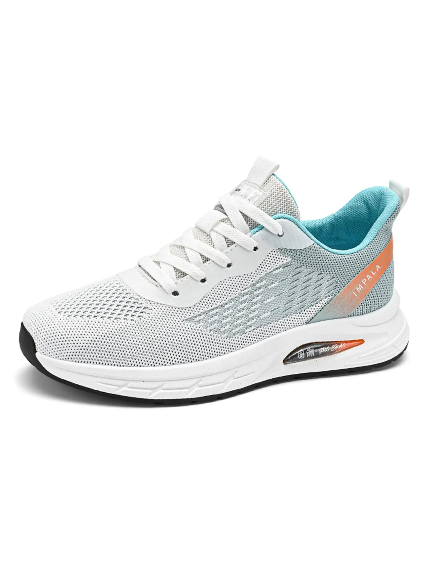Men's Breathable Mesh Running Shoes, Soft Sole Anti-Slip Casual Walking Sneakers, Gradient Shock Absorption Design, Sizes 39-44