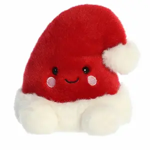 Palm Pals Festive Topper Santa Hat 5 inch Red Mini Soft Plush Collectable Stuffed Animal