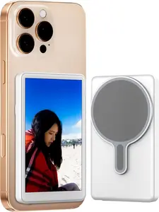 Phone Vlog Selfie Monitor Screen, Magnetic Mount for MagSafe, Rear Camera for Selfie Vlog Live Stream, iPhone & Android Compatible, Wireless Connection