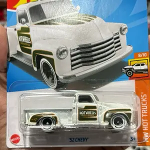 1953 white Chevy pickup Diecast truck 1:64 scale