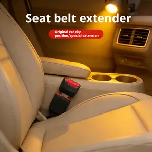 Auto Seat Belt Buckle Extender and Holder for Easy Rear Seat Access Universal Fit Durable Car Accessory