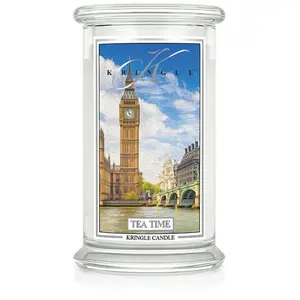 Tea Time Large 2-wick Clove Scented Large 2-wick Candle Jar — Ideal for Home Fragrancing