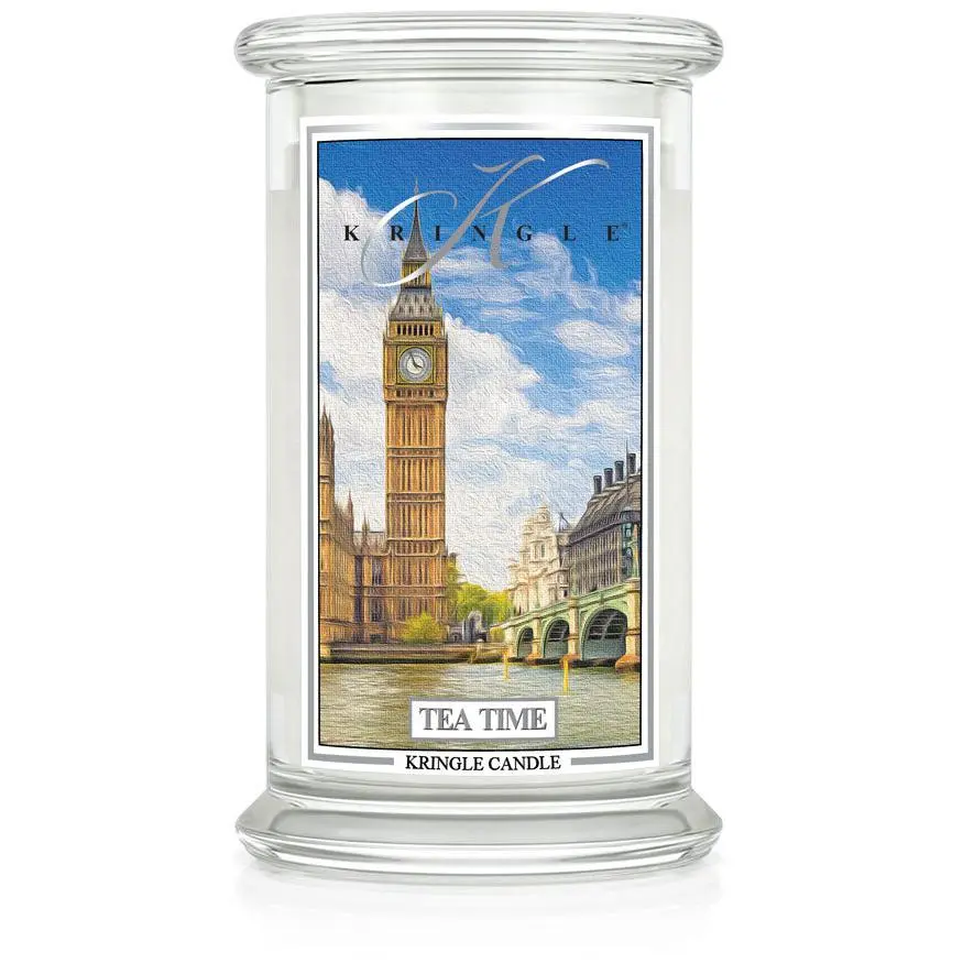 Tea Time Large 2-wick Clove Scented Large 2-wick Candle Jar — Ideal for Home Fragrancing
