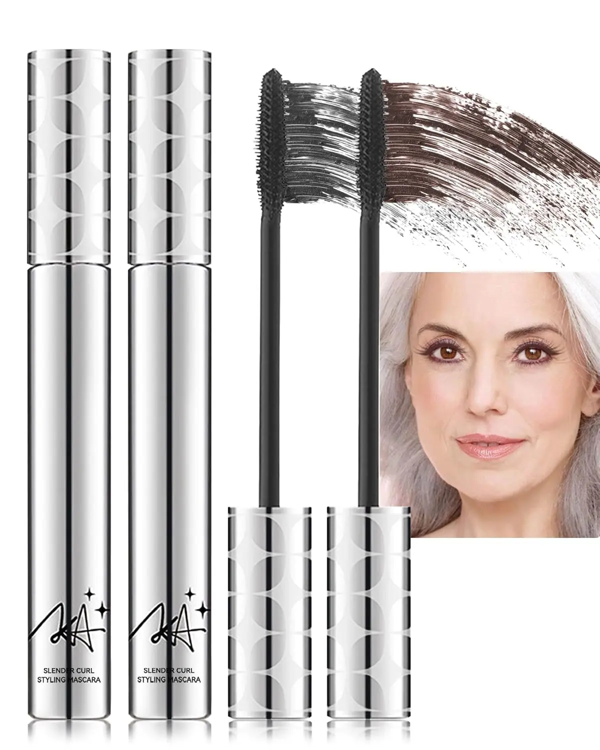 Metal Wand Tubing Extension Mascara, Waterproof Beauty Product, Long-Lasting Lengthening & Curling Volumizing Lash Makeup, Lightweight, Clump-Proof, No Spider Lashes, Cruelty-Free, Paraben-Free, Ideal Holiday Gift, Water Proof, Beauty Products