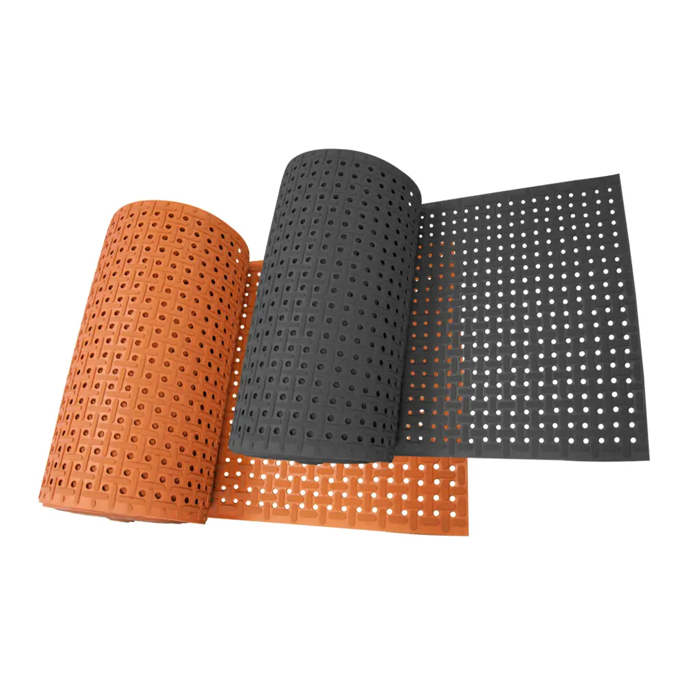 Rubber-Cal "Paw-Grip" 100% Nitrile Non-Slip Rubber Matting - 3/8in Thick