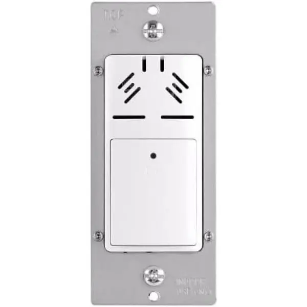 Eaton HDFS3P1-W-L Humidity Sensor and Bath Fan Control Single Pole, White