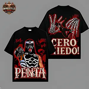Penta El Zero Miedo v2 WWE Legend Premium Wrestling T Shirt 100% Cotton T-Shirt The Charismatic Army, Team Xtreme Shirt, WWE Fans Shirt, WWE Event Outfit